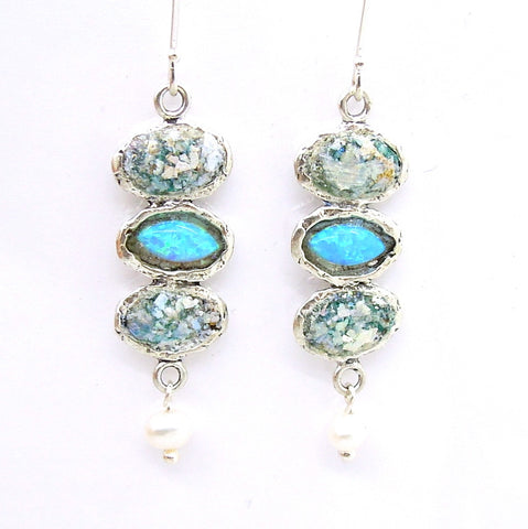 opal earrings