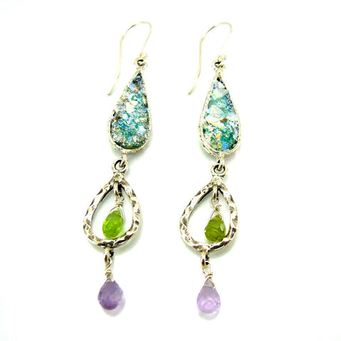 peridot earrings