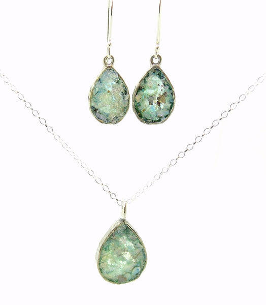 Earrings - Matching Drop Shaped Earrings