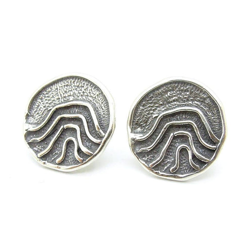 Earrings - Sterling Silver Round Post Earrings
