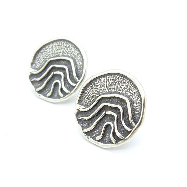 Earrings - Sterling Silver Round Post Earrings