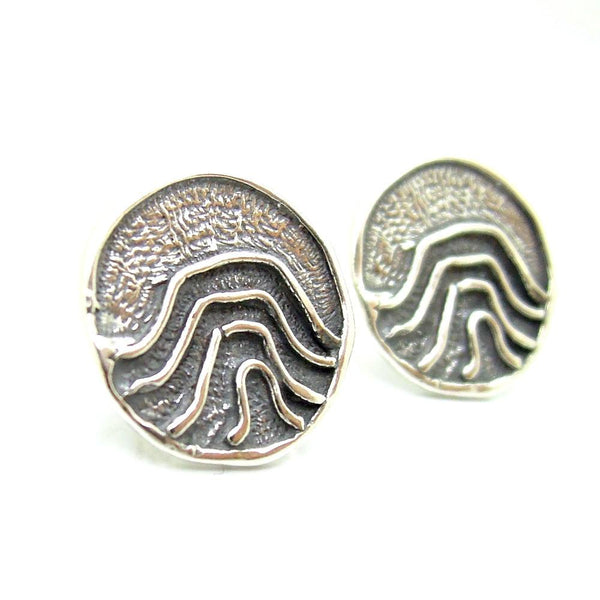 Earrings - Sterling Silver Round Post Earrings
