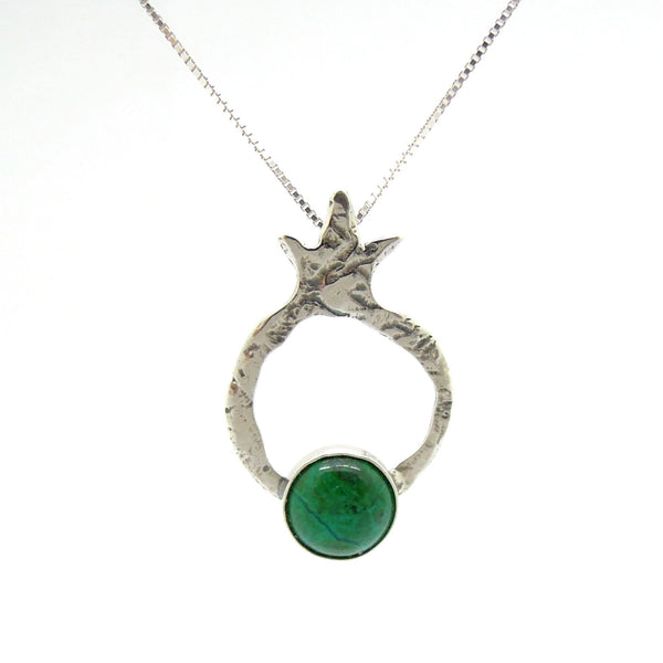 Necklace - Pomegranate Pendant With Eilat, Criscola Gemsotne
