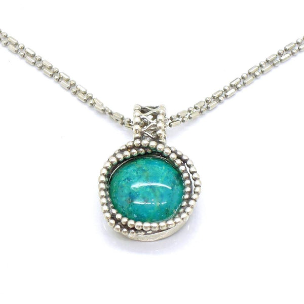 Pendant - Silver And Eliat (Criscola) Gemstone Pendant