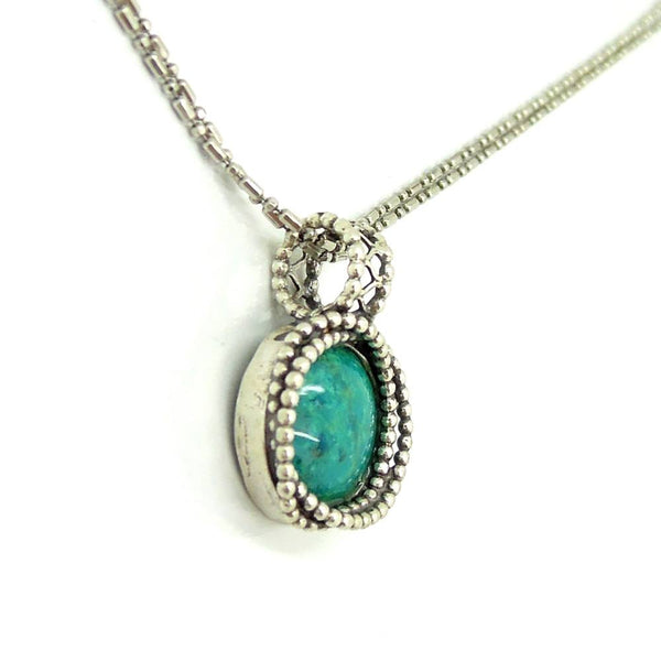 Pendant - Silver And Eliat (Criscola) Gemstone Pendant