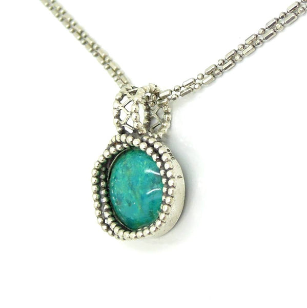 Pendant - Silver And Eliat (Criscola) Gemstone Pendant