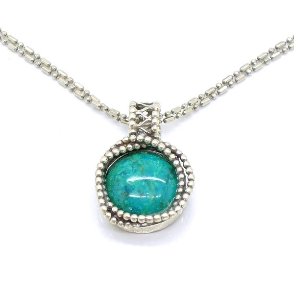 Pendant - Silver And Eliat (Criscola) Gemstone Pendant