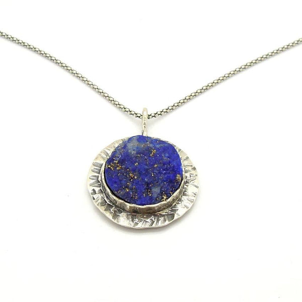 Pendant - Silver And Lapis Lazuli Pendant