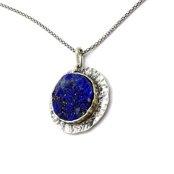 Pendant - Silver And Lapis Lazuli Pendant