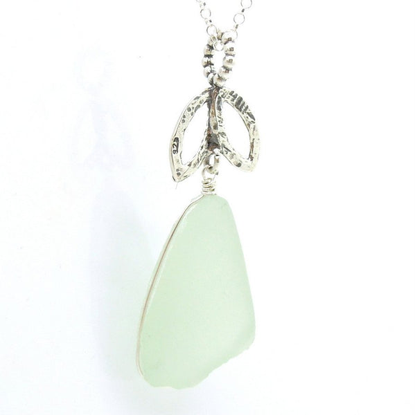 Pendant - Sterling Silver Sea Glass Pendant