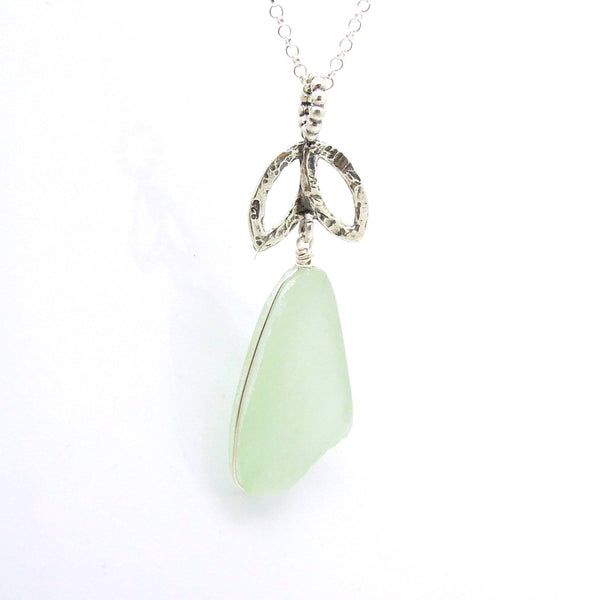 Pendant - Sterling Silver Sea Glass Pendant