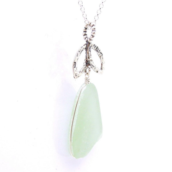 Pendant - Sterling Silver Sea Glass Pendant