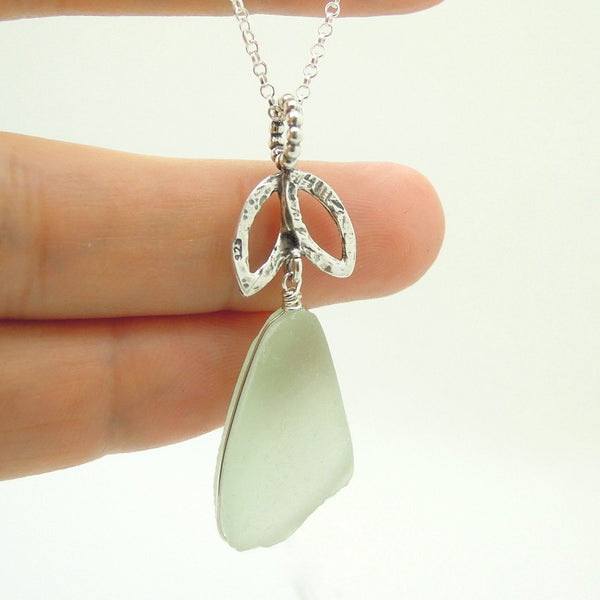 Pendant - Sterling Silver Sea Glass Pendant
