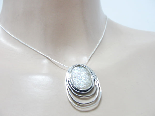 Roman Glass Jewelry, 925 Sterling Silver, Israeli Jewelry, Oval Unique Silver Pendant with Roman Glass, Handmade, Gift (rg 926p)