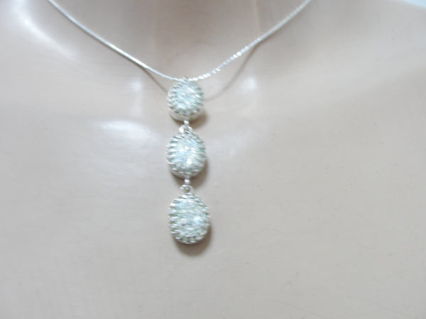 Silver Pendant, Roman Glass Jewelry, Sterling silver 925, Gift, Long Pendant, Israeli Jewelry, Pendant with Roman Glass (rg 1381n)