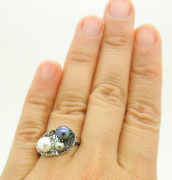 Rings - 3 Color Pearl Ring