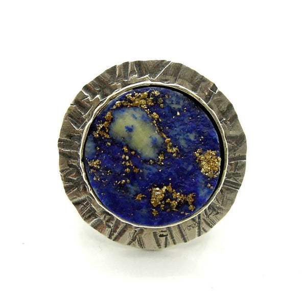 Rings - Amazing Round Lapis Lazuli Ring